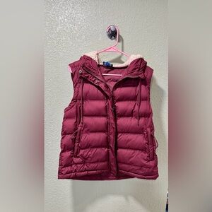 Arizona Jean Company Maroon Puffer Vest